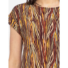 Lade das Bild in den Galerie-Viewer, Ato Berlin EcoVero Shirt 'Leo' yellow/brown