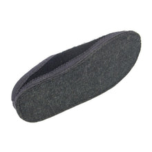 Lade das Bild in den Galerie-Viewer, Bacinas Filzhausschuhe Pantoffel black/grey
