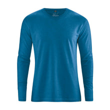 Lade das Bild in den Galerie-Viewer, HempAge Hanf Langarm Shirt sea