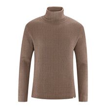 Lade das Bild in den Galerie-Viewer, HempAge Hanf Rollkragen Pullover gravel