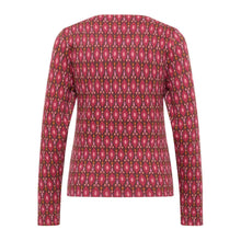 Lade das Bild in den Galerie-Viewer, Tranquillo Jacquard Shirt ‚Aiskee‘ raspberry leaves