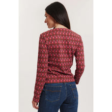 Lade das Bild in den Galerie-Viewer, Tranquillo Jacquard Shirt ‚Aiskee‘ raspberry leaves