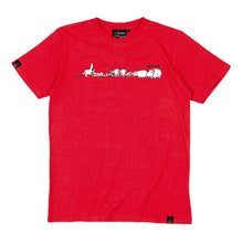 Lade das Bild in den Galerie-Viewer, THTC Hanf T-Shirt Noah's Shuttle rot