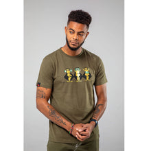 Lade das Bild in den Galerie-Viewer, THTC Hanf T-Shirt See No Evil khaki