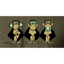 Lade das Bild in den Galerie-Viewer, THTC Hanf T-Shirt See No Evil khaki