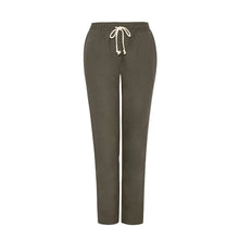 Lade das Bild in den Galerie-Viewer, The Hemp Line Hanf Chino Hose khaki