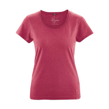 Lade das Bild in den Galerie-Viewer, HempAge Hanf T-Shirt sangria