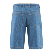Lade das Bild in den Galerie-Viewer, HempAge Hanf Blue Denim Shorts uniblue
