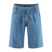 Lade das Bild in den Galerie-Viewer, HempAge Hanf Blue Denim Shorts uniblue
