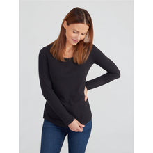 Lade das Bild in den Galerie-Viewer, The Hemp Line Hanf Langarm Shirt schwarz
