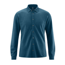 Lade das Bild in den Galerie-Viewer, HempAge Hanf Jersey Langarmhemd reef
