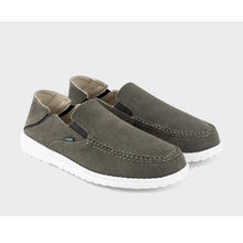 Lade das Bild in den Galerie-Viewer, 8000Kicks Hanf Slip On SunSlide dark green
