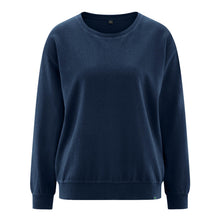 Lade das Bild in den Galerie-Viewer, HempAge Hanf Basic Sweatshirt navy
