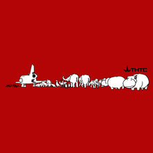 Lade das Bild in den Galerie-Viewer, THTC Hanf T-Shirt Noah's Shuttle rot
