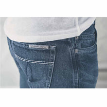 Lade das Bild in den Galerie-Viewer, HempAge Unisex Hanf Blue Denim Jeans laser
