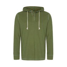 Lade das Bild in den Galerie-Viewer, The Hemp Line Hanf Kapuzen Shirt khaki
