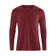 Lade das Bild in den Galerie-Viewer, HempAge Hanf Langarm Shirt chestnut
