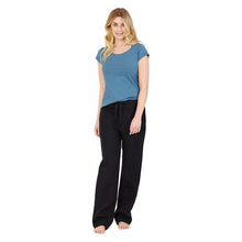 Lade das Bild in den Galerie-Viewer, The Hemp Line Unisex 100% Hanf Freizeit-/Yogahose schwarz

