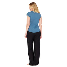 Lade das Bild in den Galerie-Viewer, The Hemp Line Unisex 100% Hanf Freizeit-/Yogahose schwarz
